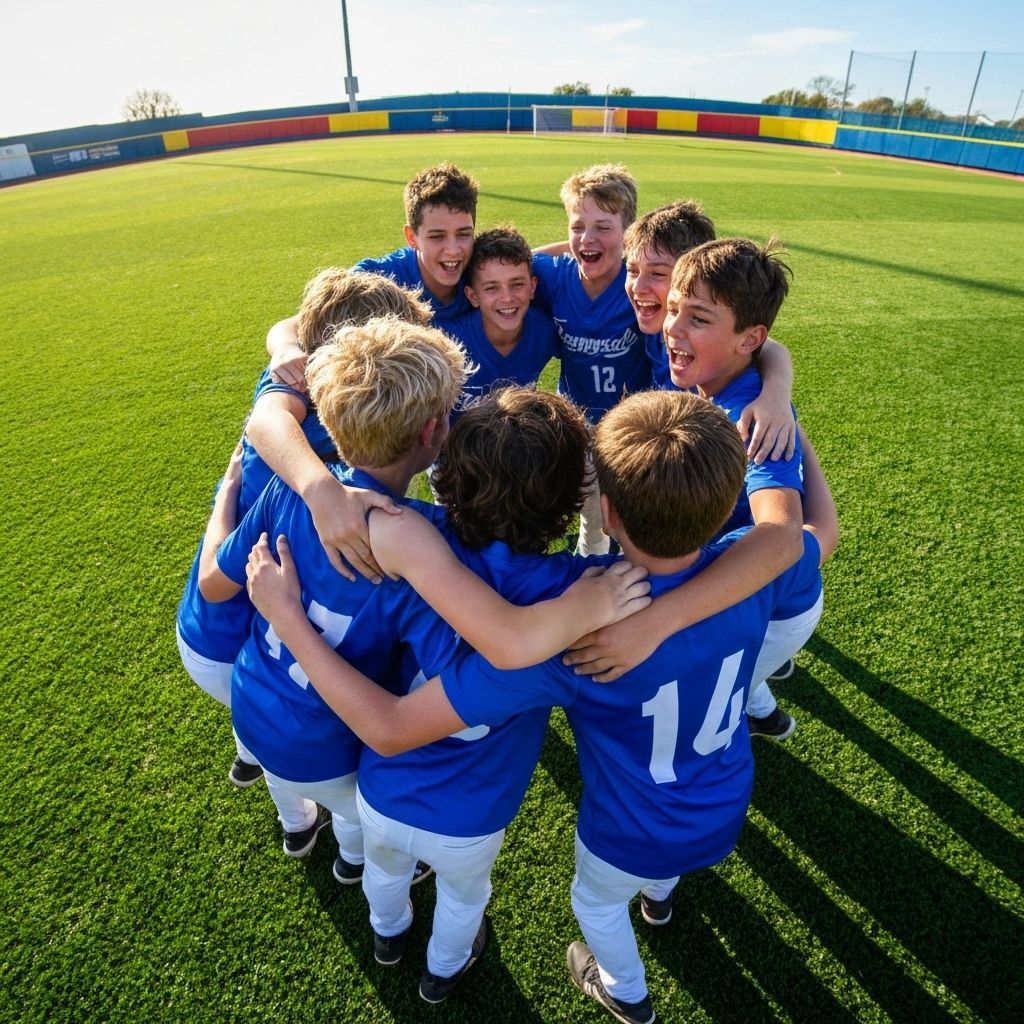 TeamHub - Sports Management platform screenshot showing Youth Sports Team Management Platform for coaches, parents, and players to coordinate schedules, tra